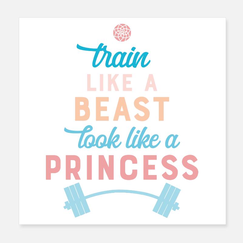 Remise en forme Poster 20 x 20 cm