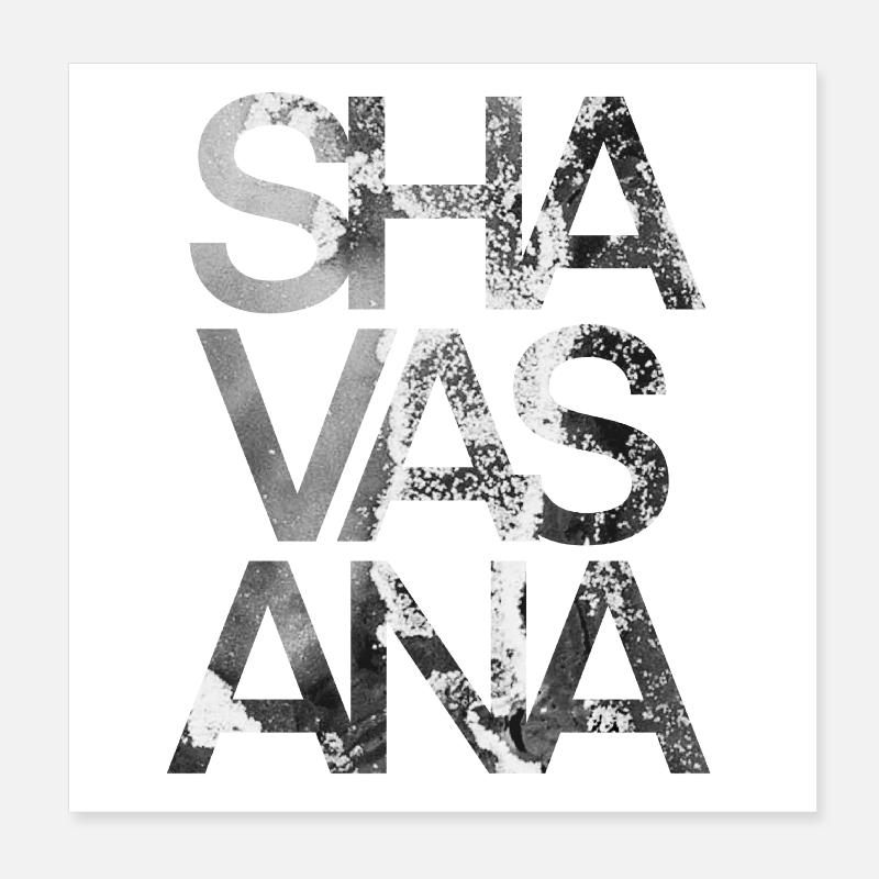S H A V A S A N A Poster 8" x 8" (20x20 cm)