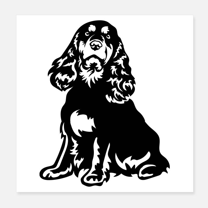 Cocker Spaniel Poster 20 x 20 cm