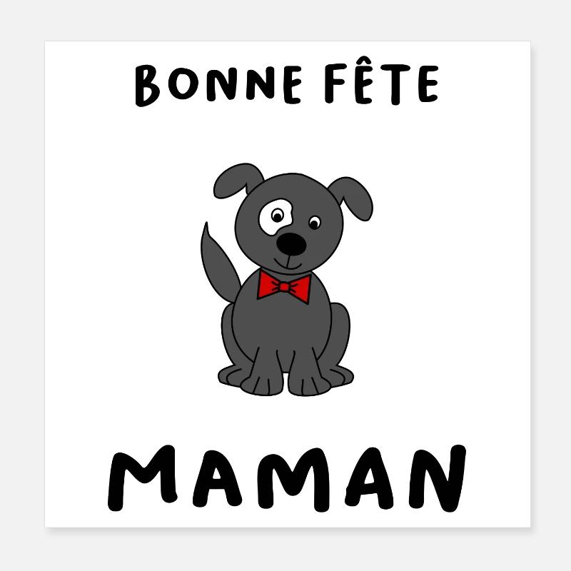 MUTTERTAG. SCHÖNEN MUTTERTAG. MAMA Poster 20x20 cm