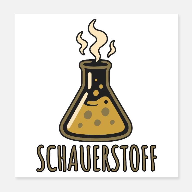 Schauerstoff - Halloween 2025 Poster 20x20 cm