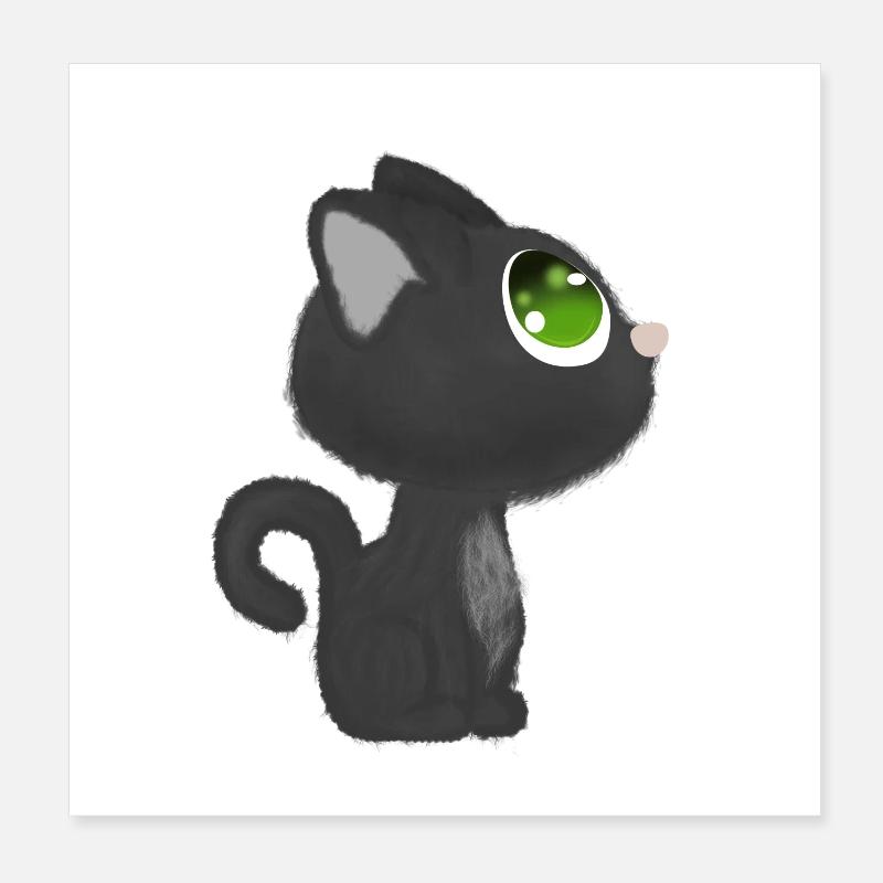 Chat Poster 20 x 20 cm