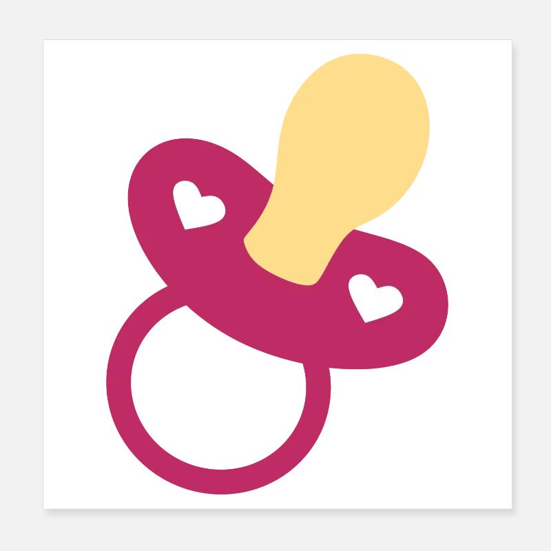 Baby Geburt 2025 Geschenk Geschenkidee Poster 20x20 cm