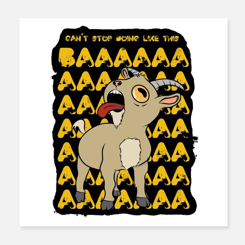 Can't stop doing like this Poster 8" x 8" (20x20 cm)