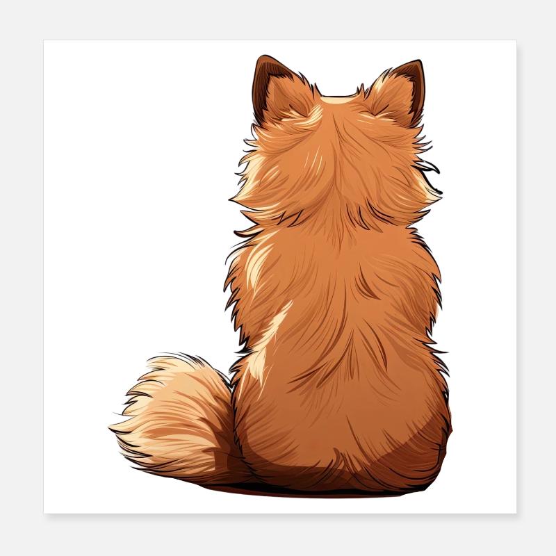Pommern Poster 20x20 cm