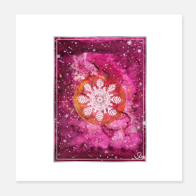 Winter Magic Power - Sonja Ariel von Staden Poster 8" x 8" (20x20 cm)