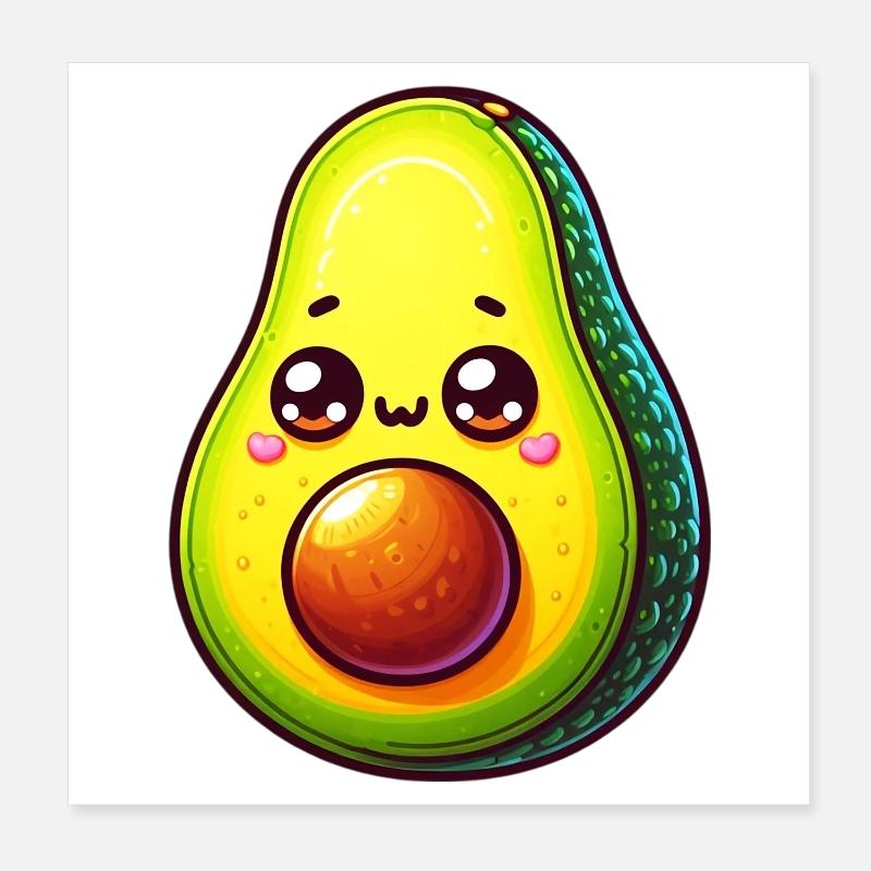 Avocat Poster 20 x 20 cm