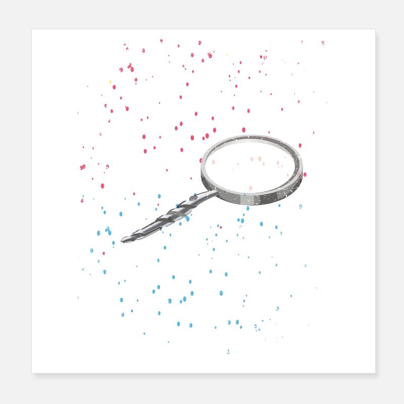 Loupe Loupe Poster 20 x 20 cm