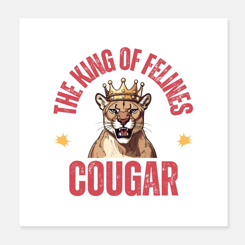 aggressiver Poster 20x20 cm