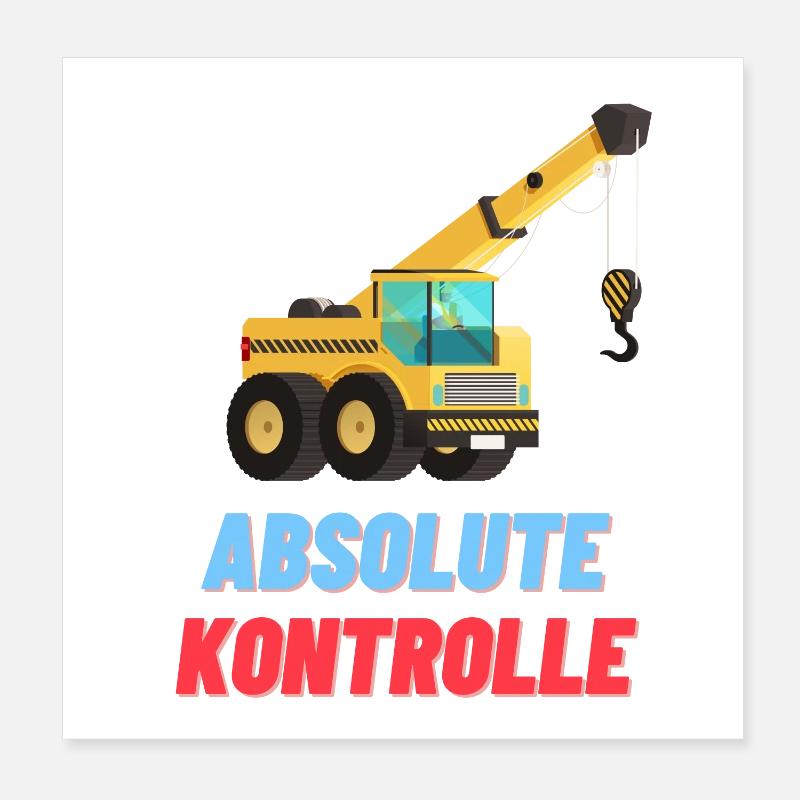 Absolute control Poster 8" x 8" (20x20 cm)