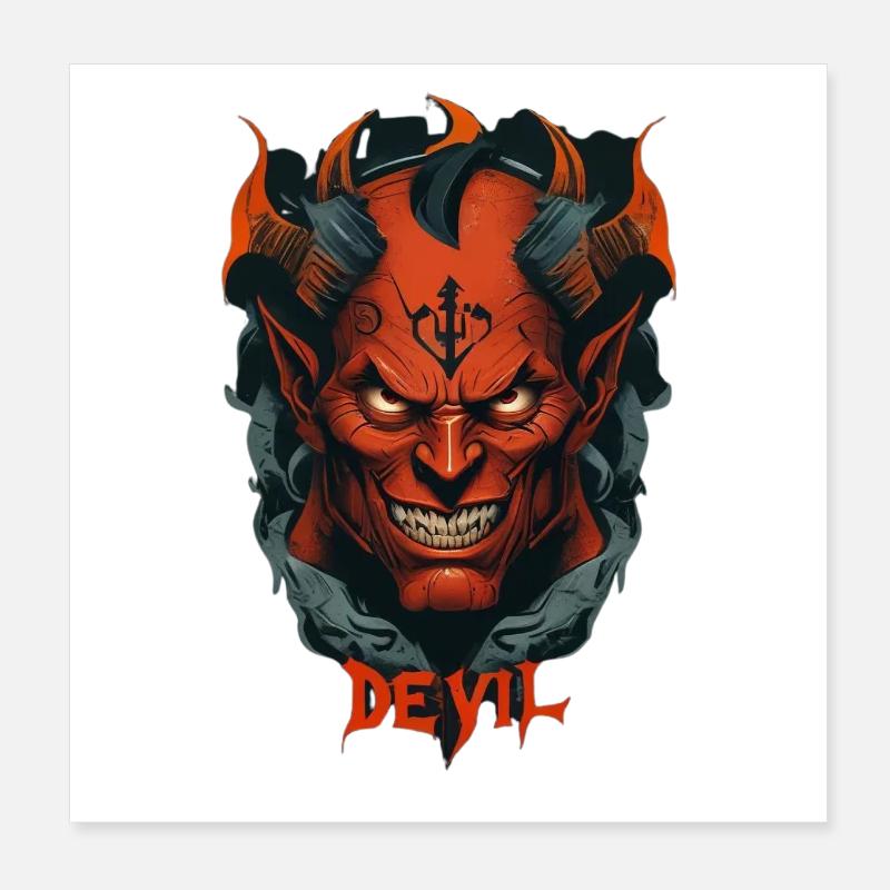Devil Poster 20 x 20 cm
