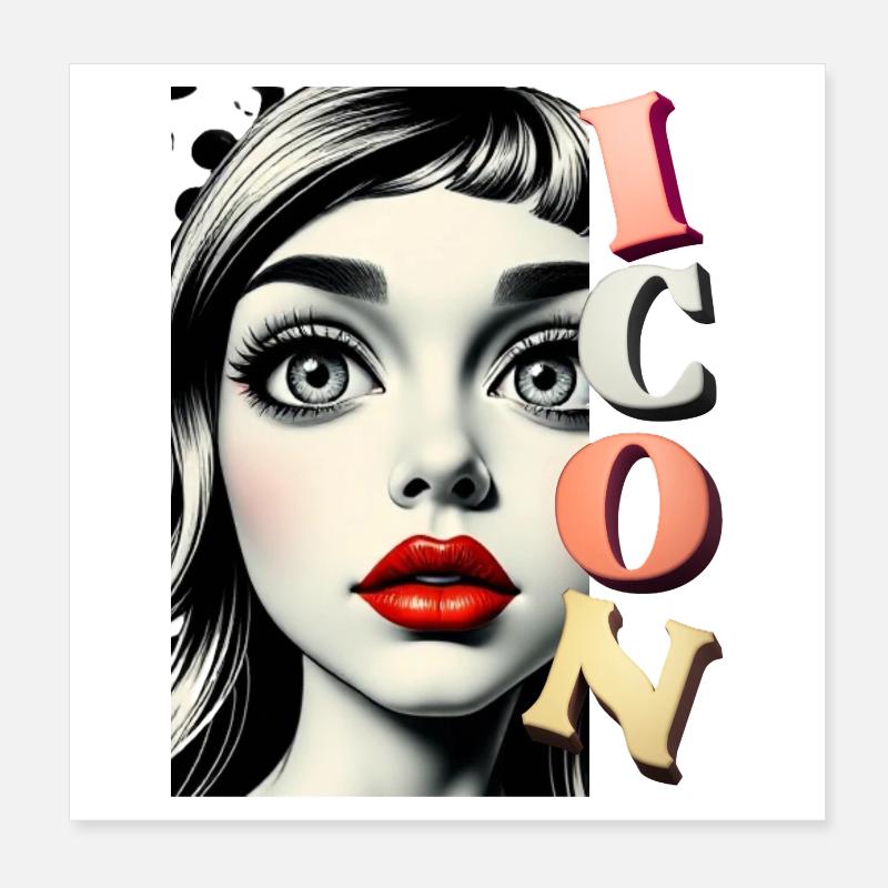 Ikone Poster 20x20 cm