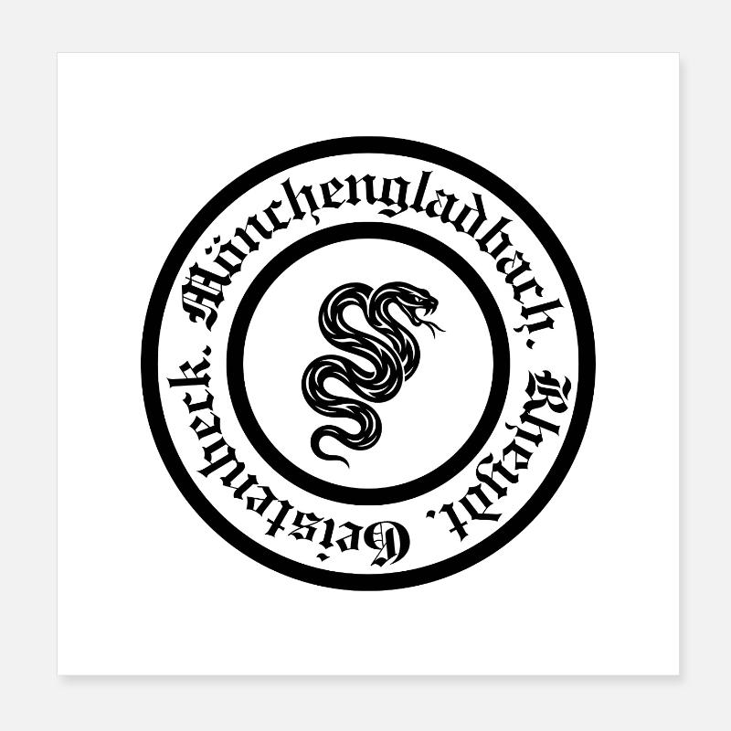 FC Stadt Ortsteil Gemeinde 1 Poster 20 x 20 cm