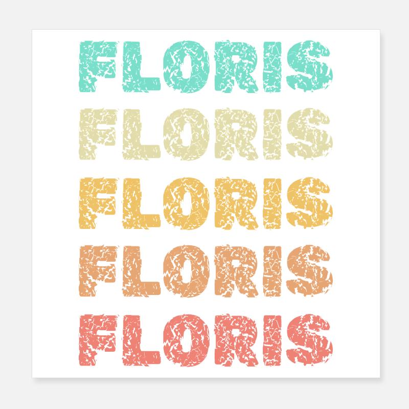 Floris dans le rôle de Floris Poster 20 x 20 cm