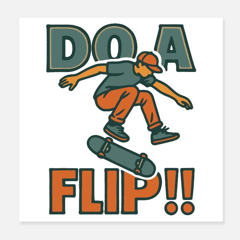 Machen Sie einen Flip DO Poster 20x20 cm