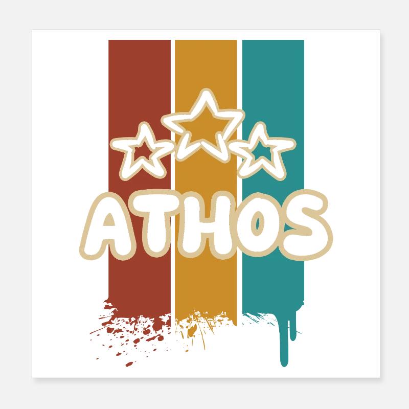 Athos Athos Poster 20x20 cm