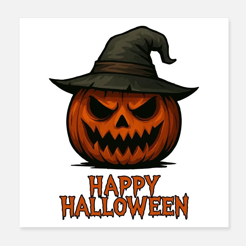 Joyeux halloween Poster 20 x 20 cm