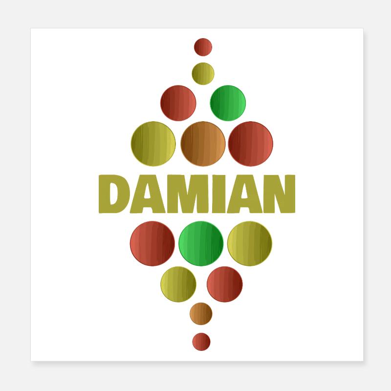 Damian Poster 20 x 20 cm