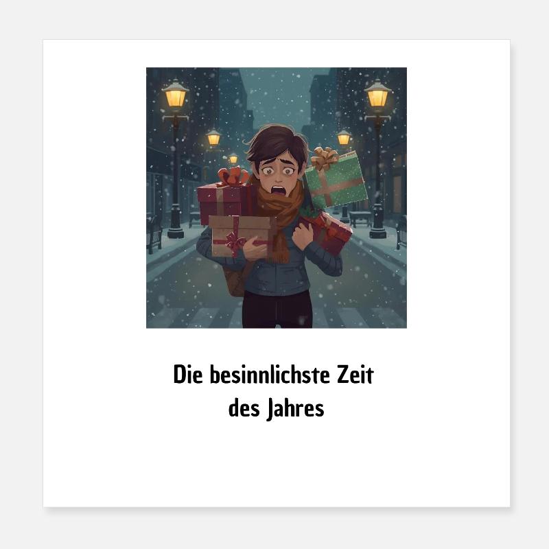 Joyeux Noël Poster 20 x 20 cm
