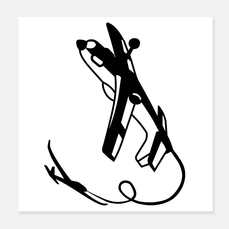 Tir fou Poster 20 x 20 cm