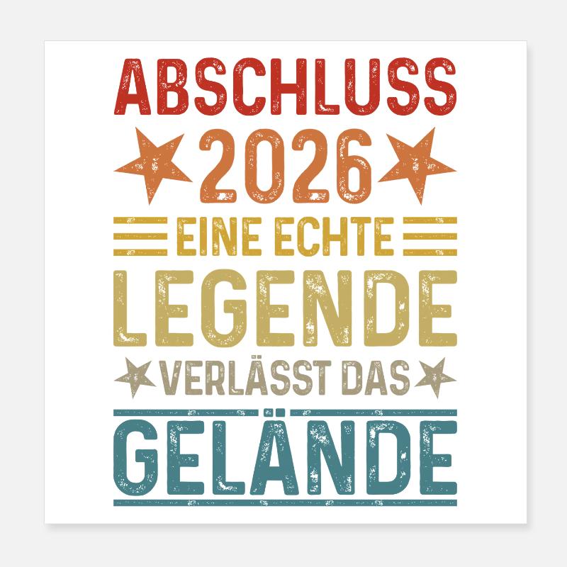 Conclusion 2026 Une légende quitte le site Poster 20 x 20 cm