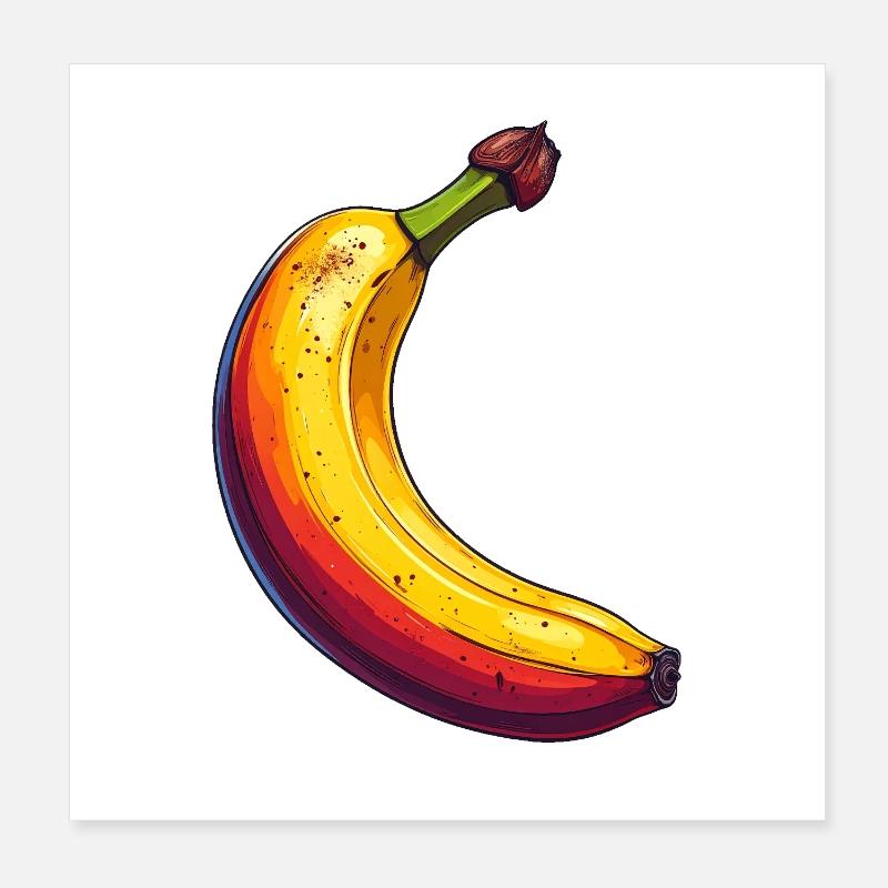 banane Poster 20 x 20 cm