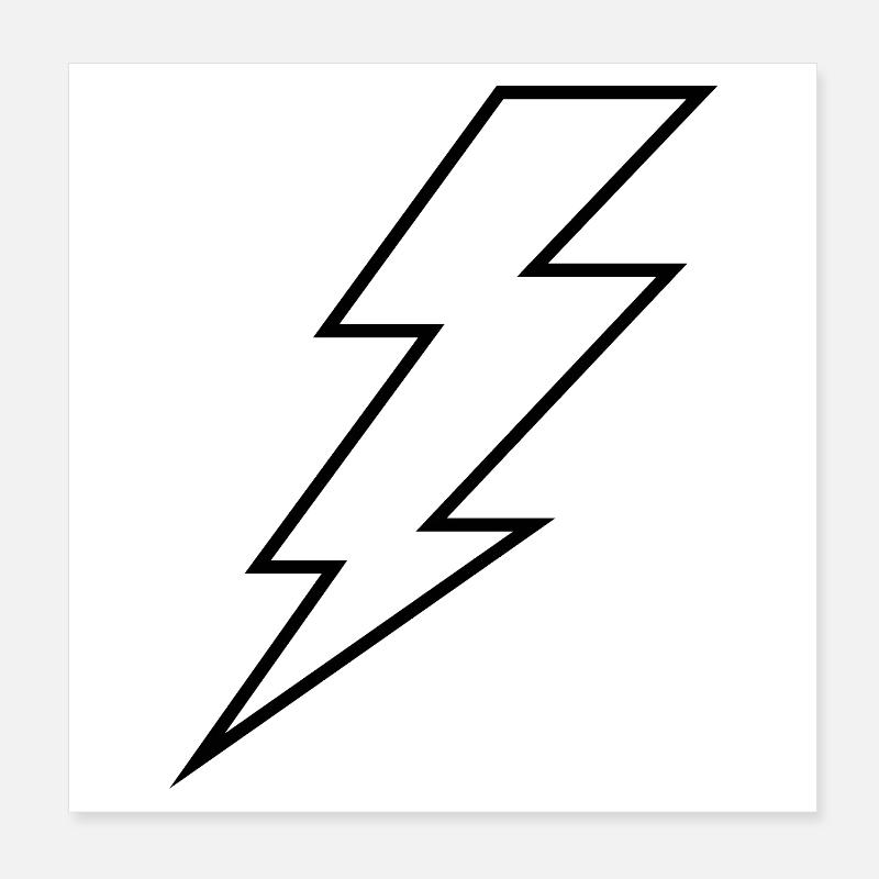 Blitz Poster 20x20 cm