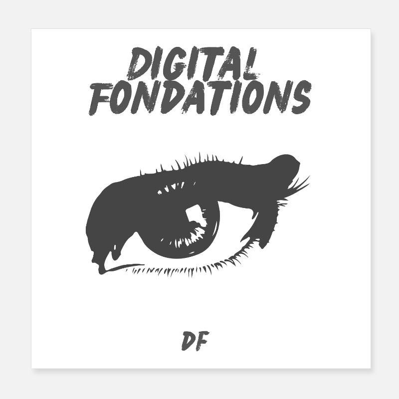 DF Poster 8" x 8" (20x20 cm)