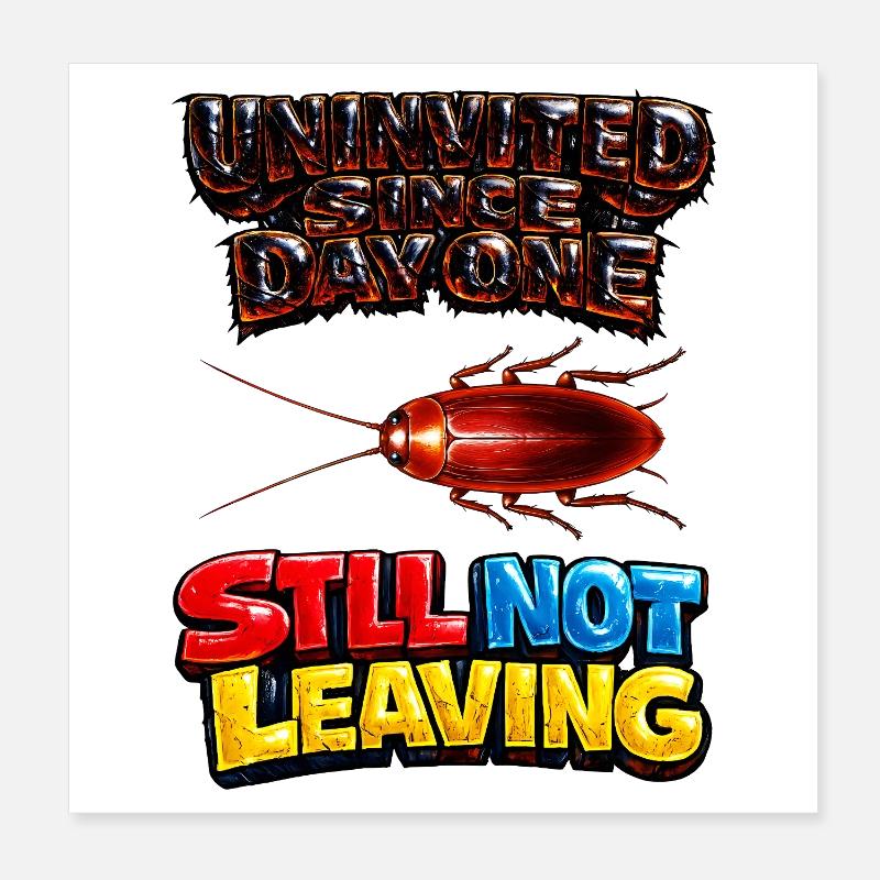 Not going away all the time Poster 8" x 8" (20x20 cm)