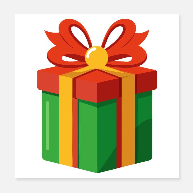 Geschenk Poster 20x20 cm