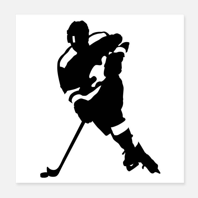 eishockey_1 Poster 20 x 20 cm