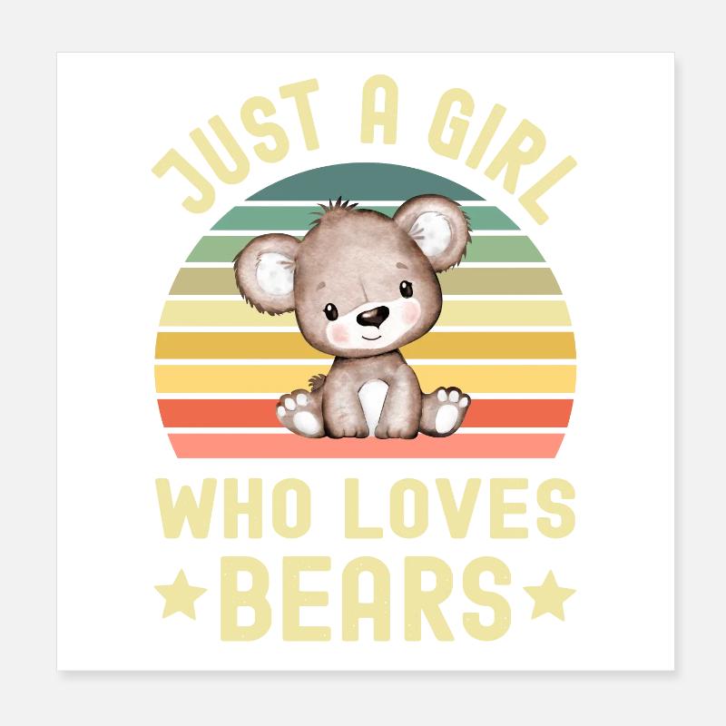 Ours Ours Poster 20 x 20 cm