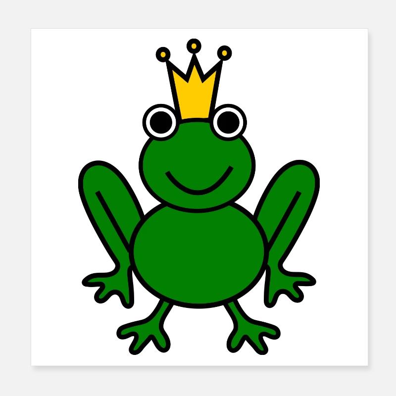 Frosch. Jahrestag. Jubiläumsdekade Poster 20x20 cm