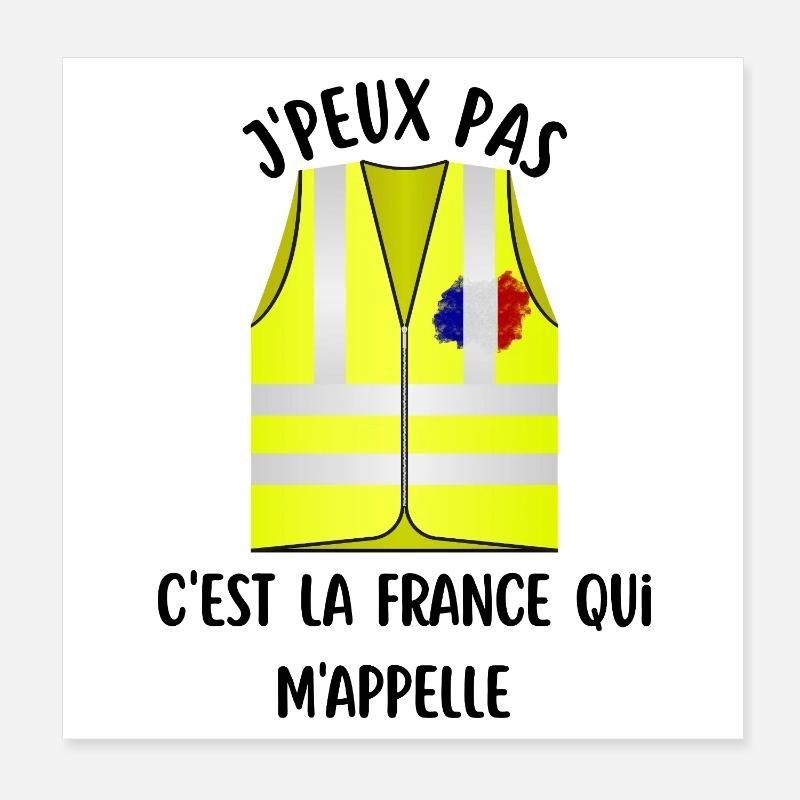 J'peux pas  Poster 20 x 20 cm