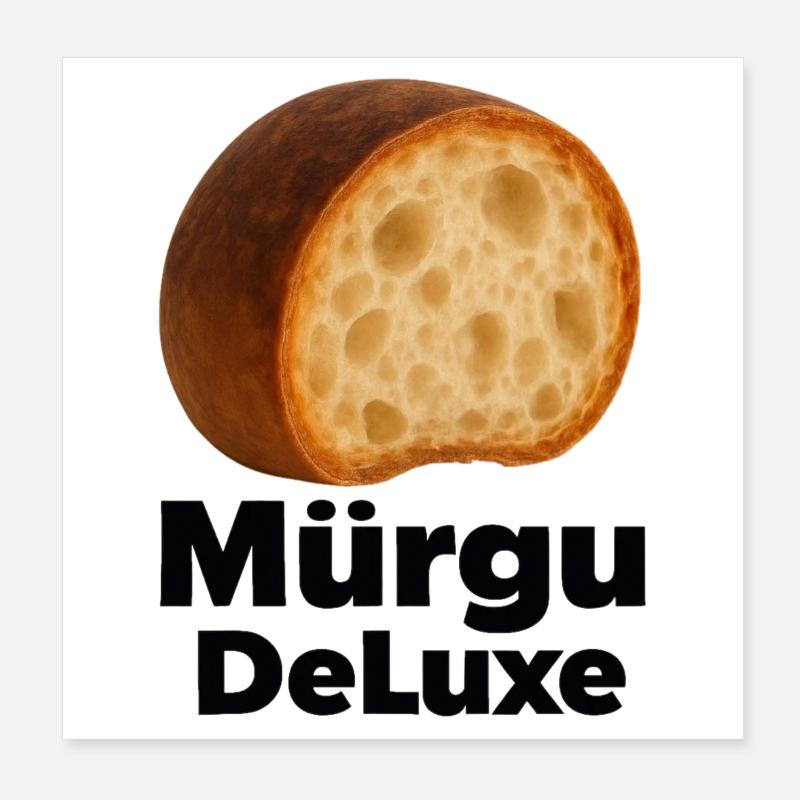 Mürgu Deluxe – Dialecte bernois Desing - Poster 20 x 20 cm