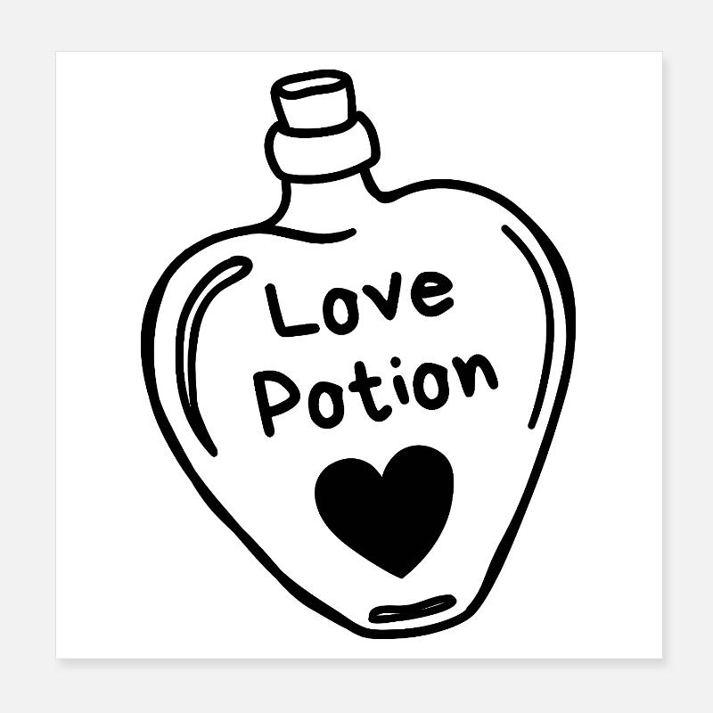 Love Potion Poster 20 x 20 cm