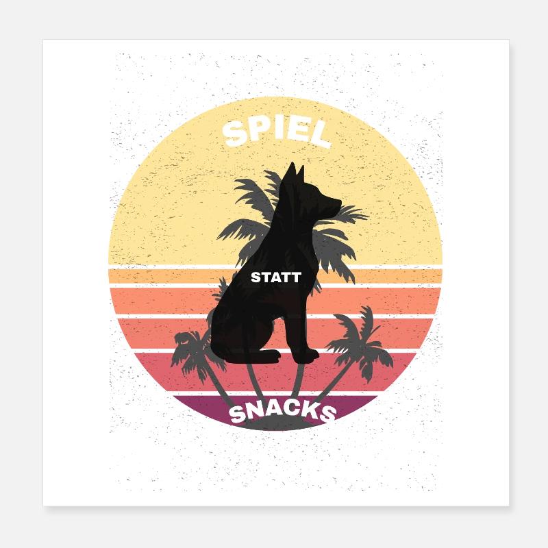 Retro Poster 20x20 cm