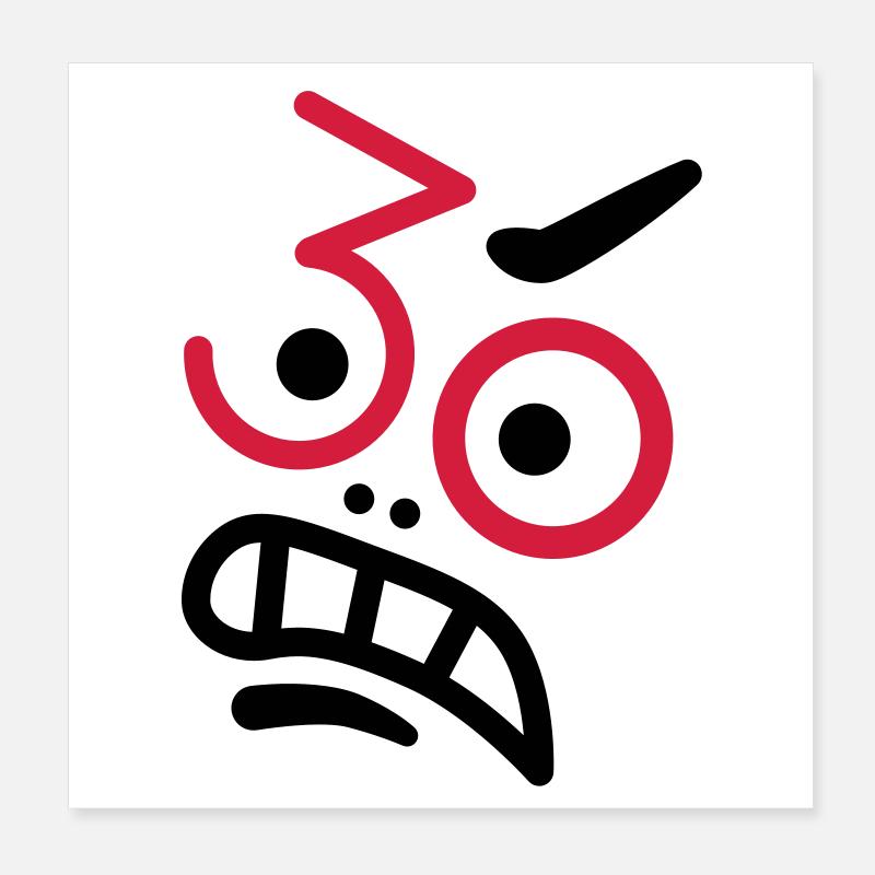 Ups, 30 ans! Poster 20 x 20 cm