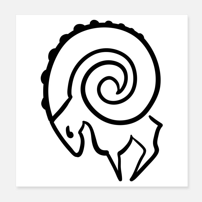 widder Poster 20x20 cm