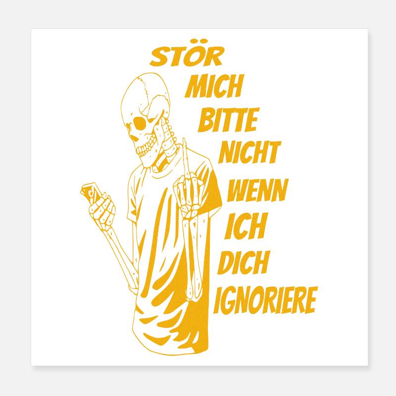 Do not disturb Poster 8" x 8" (20x20 cm)