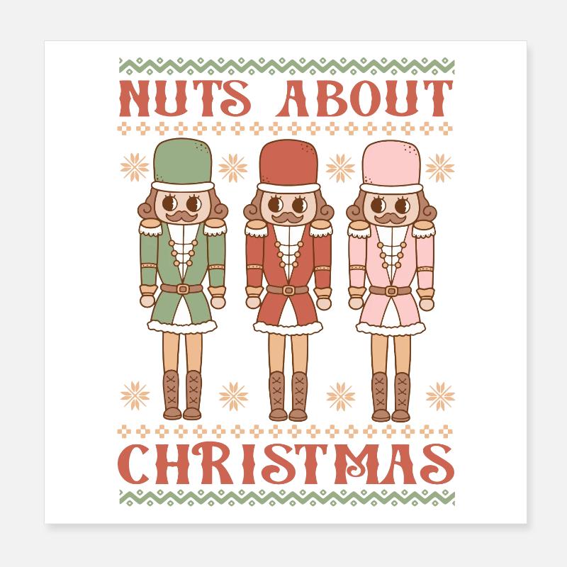 Hässlicher Weihnachtspullover Poster 20x20 cm