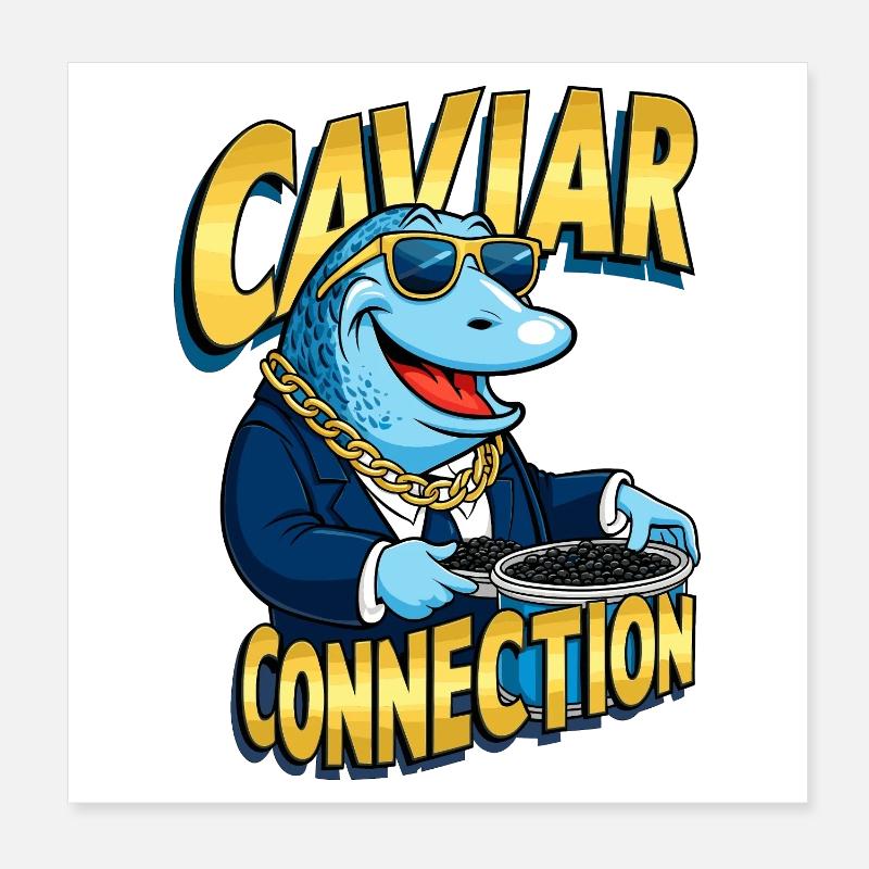 Connexion Caviar Poster 20 x 20 cm