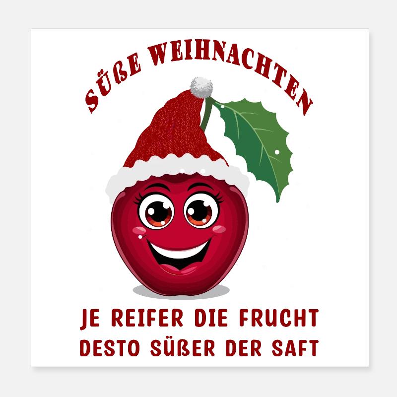 Süße Kirsche Poster 20x20 cm