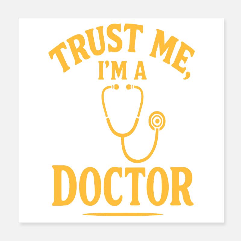 Original design for doctors and caregivers Poster 8" x 8" (20x20 cm)