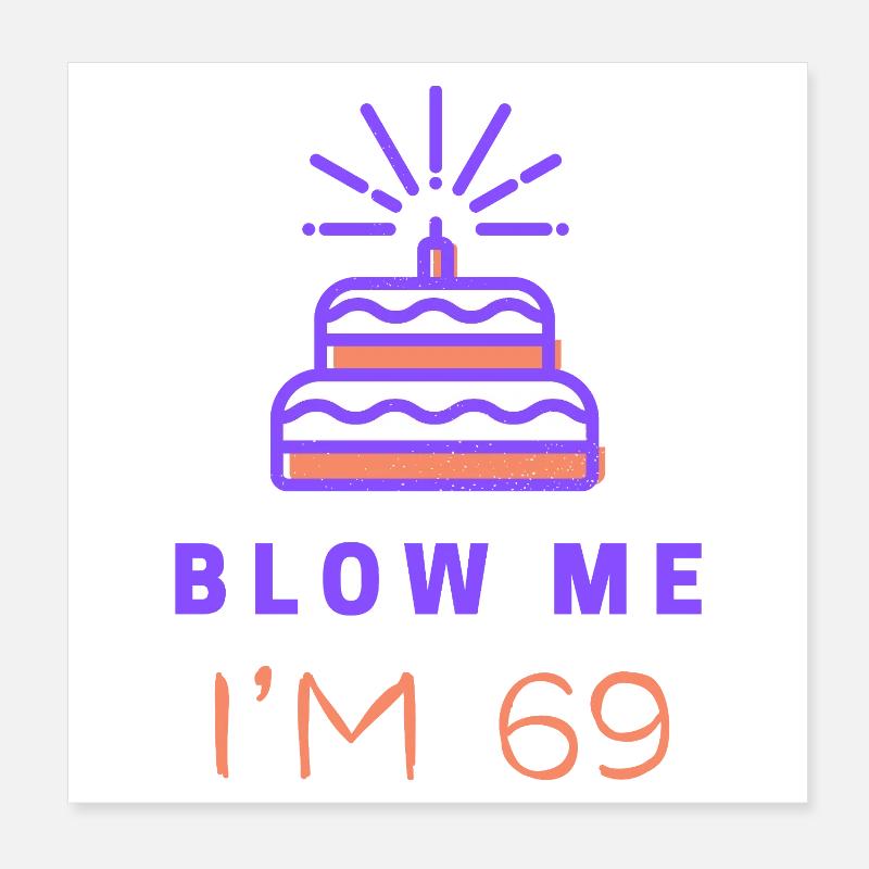 Illustration de gâteau d’anniversaire de célébration Poster 20 x 20 cm