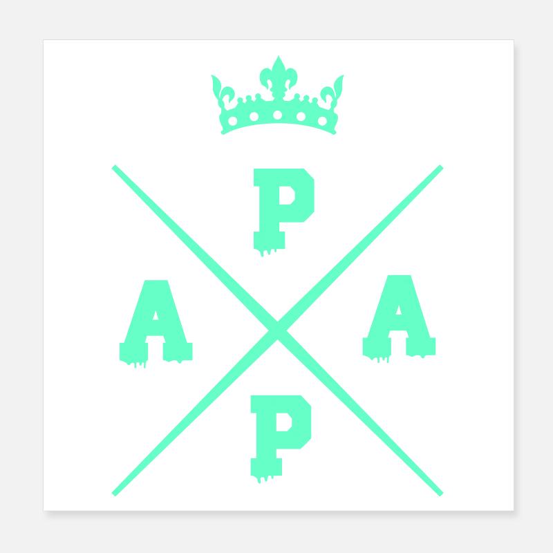 papa_krone Poster 20x20 cm
