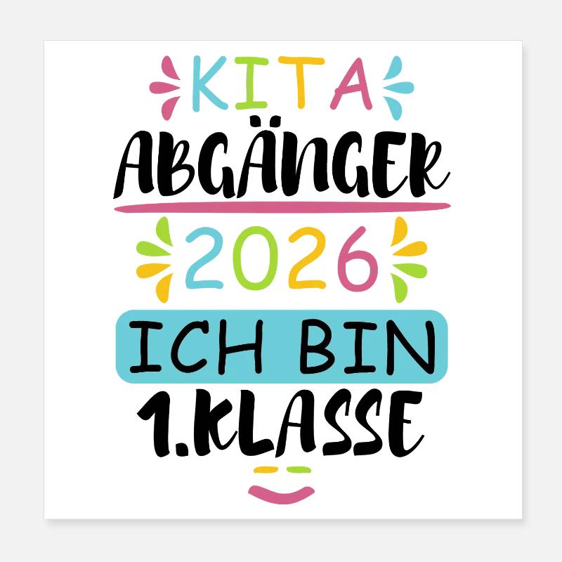 Daycare graduates 2026 Poster 8" x 8" (20x20 cm)