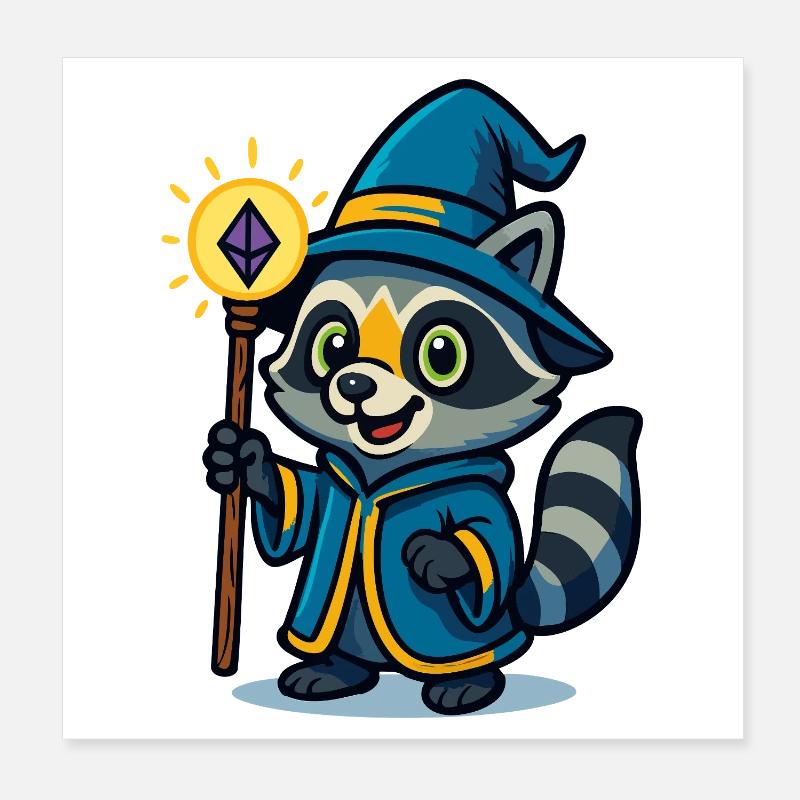 Randolf the cute Poster 20x20 cm