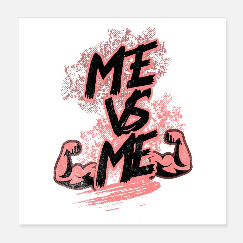Moi VS Moi Poster 20 x 20 cm