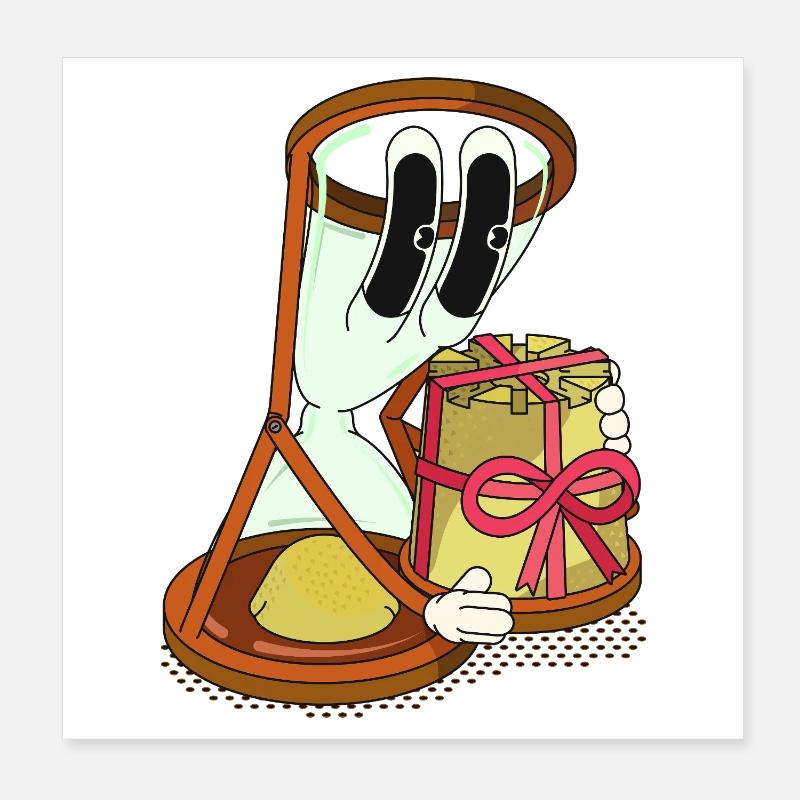 PRÉSENT Poster 20 x 20 cm